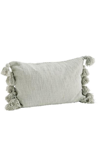 Home ESPRIT Boho Kissen – Beige, 45x45 Cm, Baumwoll-Polyester Mix, Mit Reißverschluss, 450 G/m²